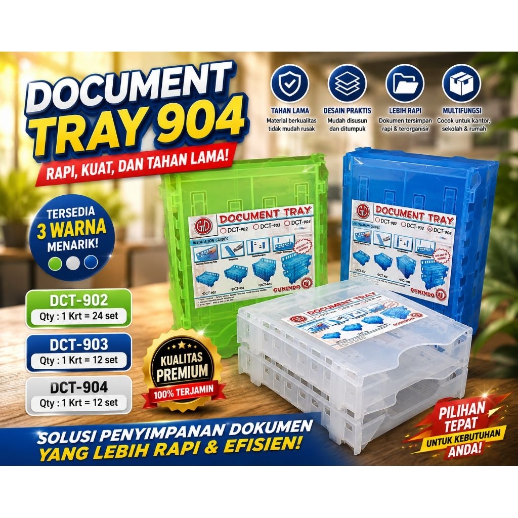 DOCUMENT TRAY, BAKI DOKUMEN , RAK SUSUN DOKUMEN