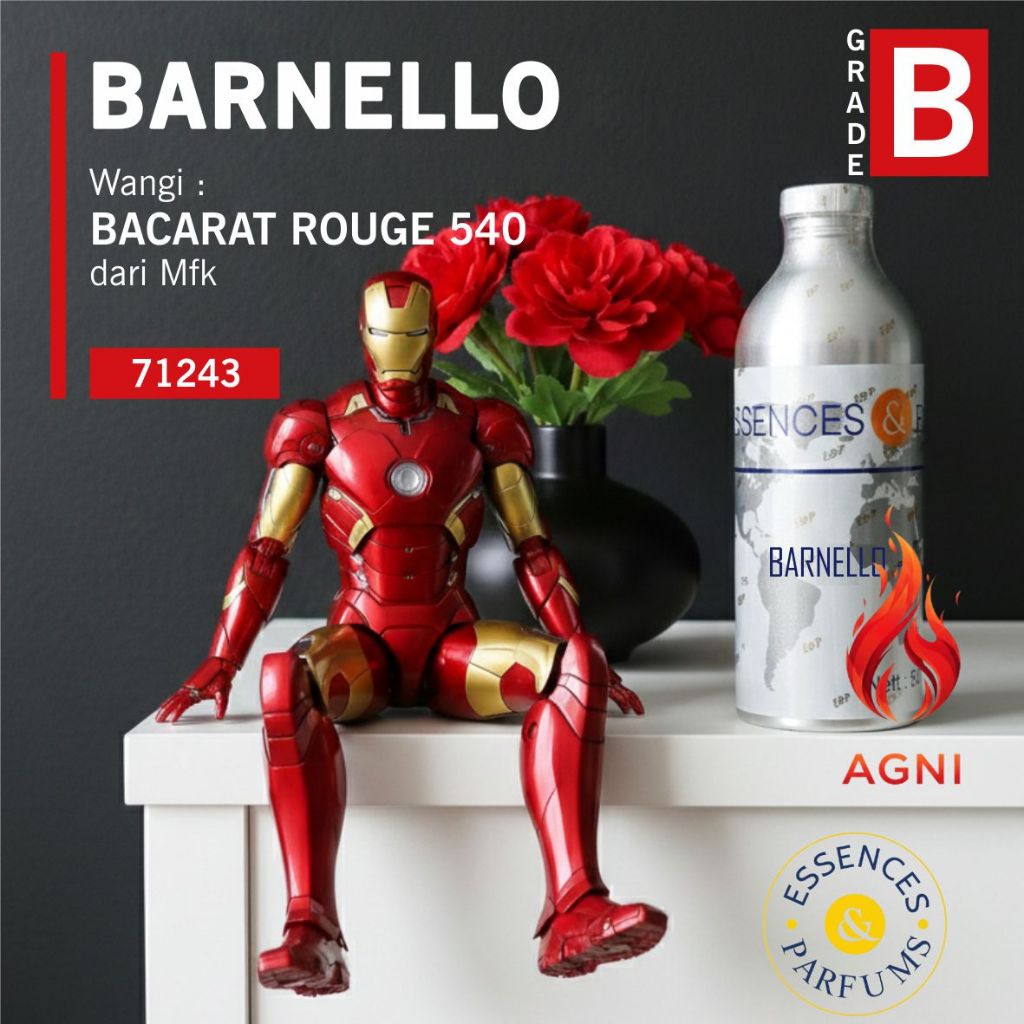 BARNELLO [Grade B] Essences & Parfums - 500gr Segel [Baccarat Ruoge 54O]
