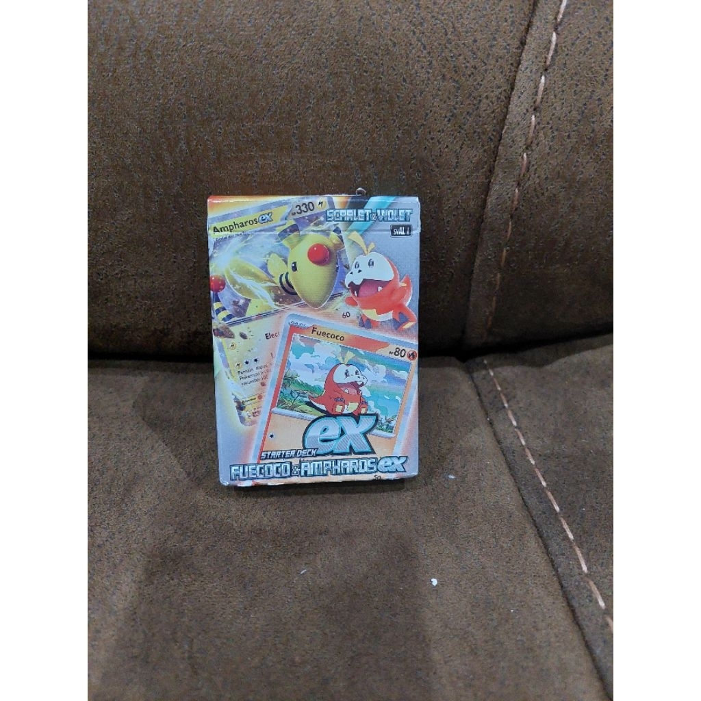Kartu Pokemon TCG Indonesia Starter Deck ex Fuecoco & Ampharos