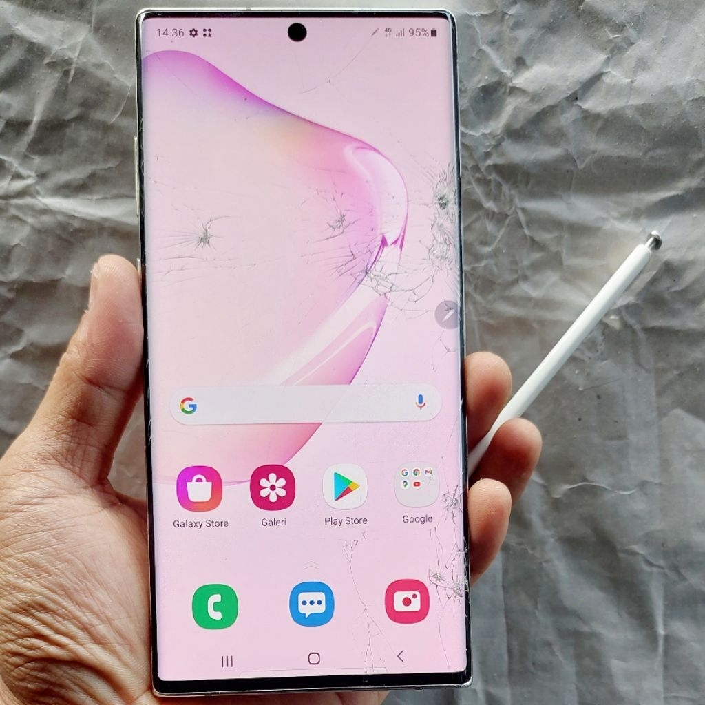 Samsung Galaxy Note 10 Plus Second 12/512 GB NFC Eks Resmi Sein Original