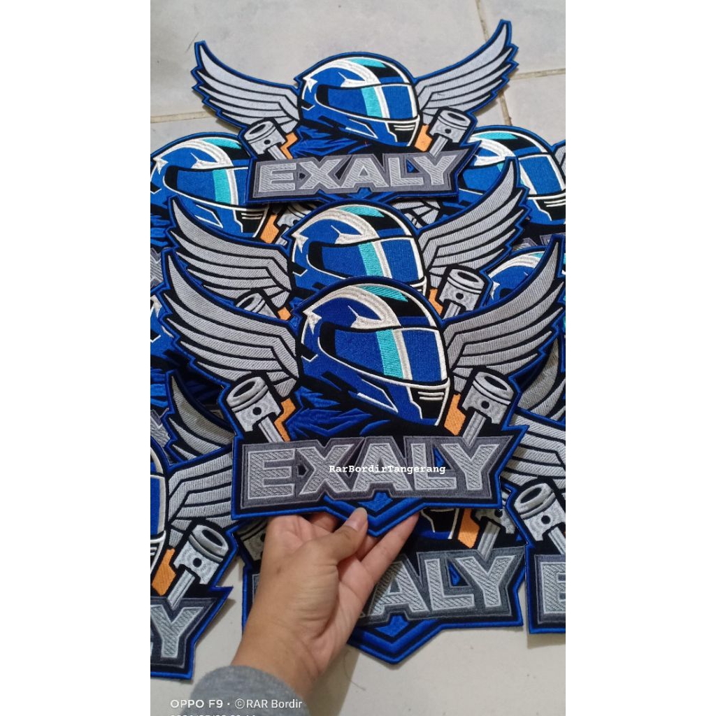 BORDIR BESAR KOMUNITAS BACK PATCH LOGO BESAR CUSTOM