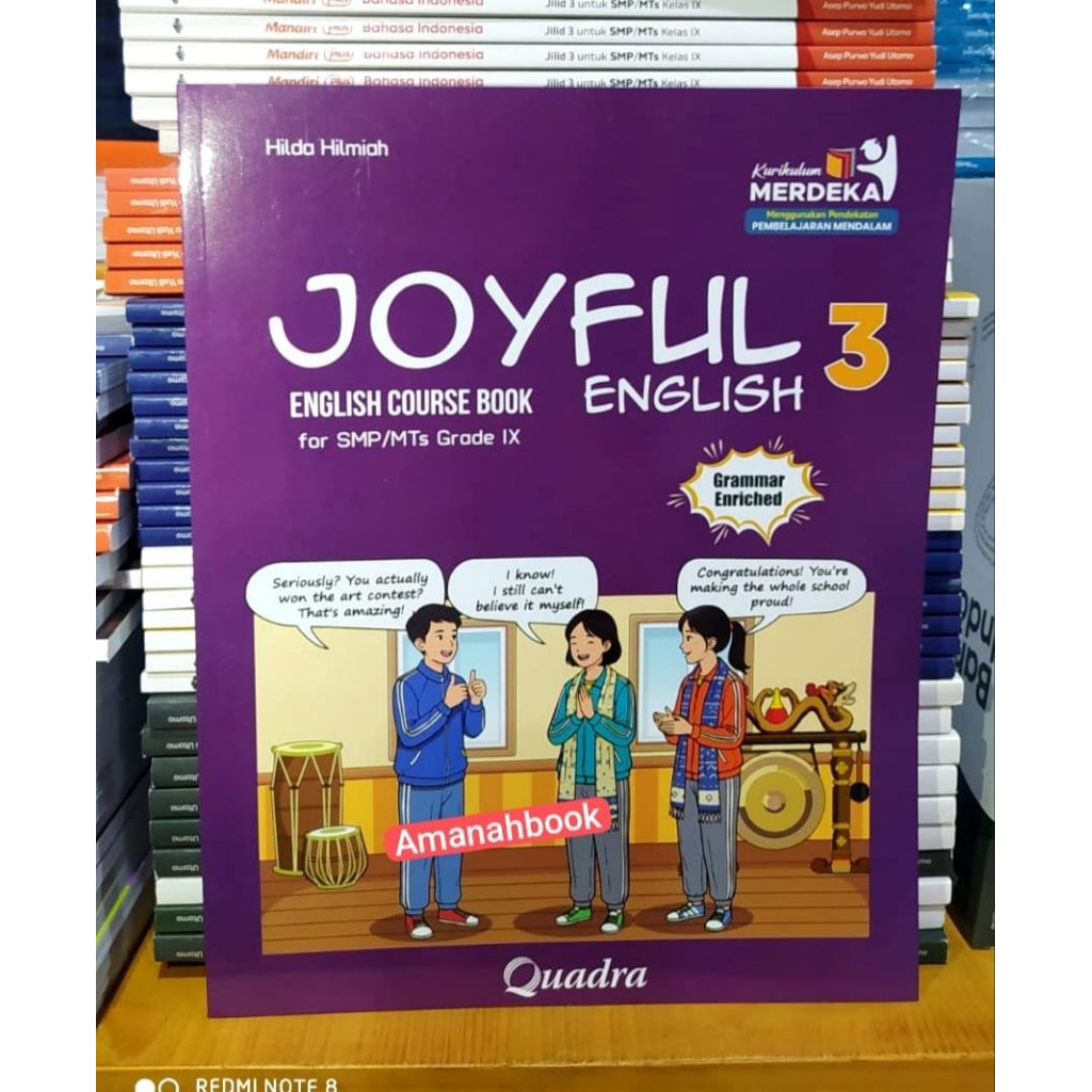 Joyful English Bahasa Inggris SMP Kelas 9 Kurikulum Merdeka Quadra