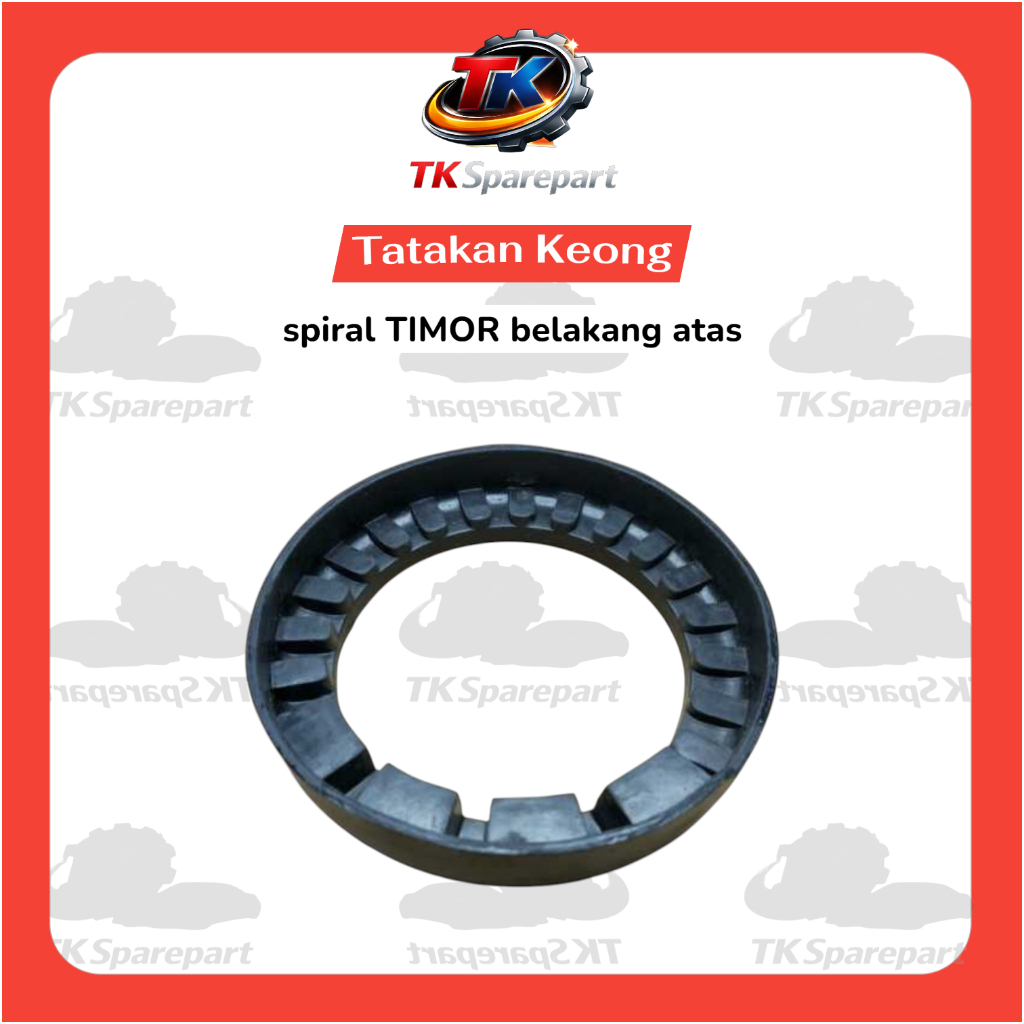 Karet Tatakan Per Keong Spiral Belakang Atas Mobil Timor