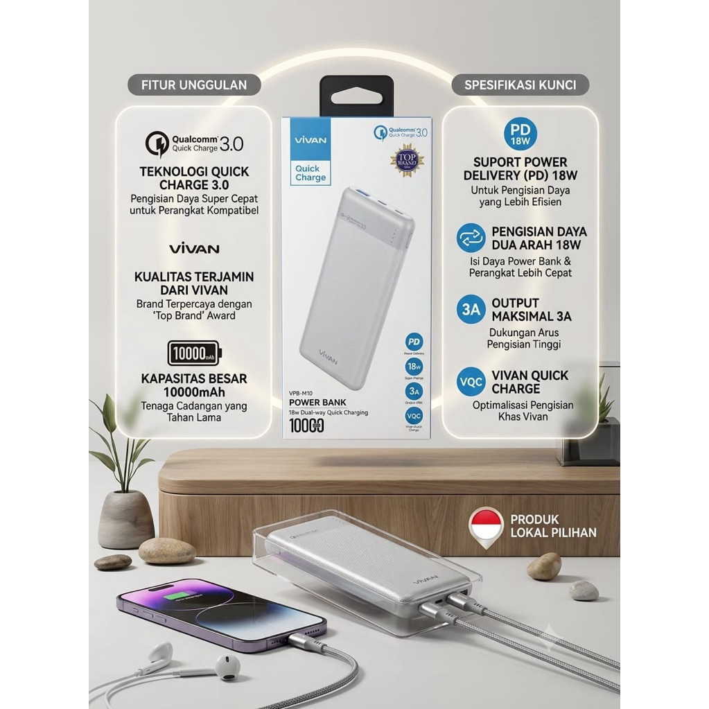 POWER BANK VIVAN