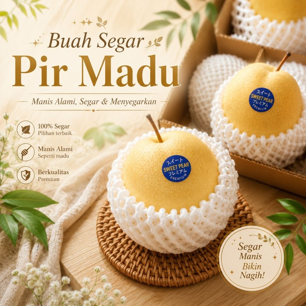 buah pir madu / sweet pear manis 1kg