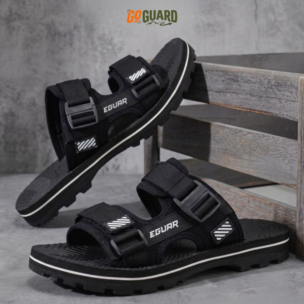 EGUAR Power & Durable Sandal Gunung Slop Outdoor | Sendal Pria Wanita Unisex | Karet Anti Licin