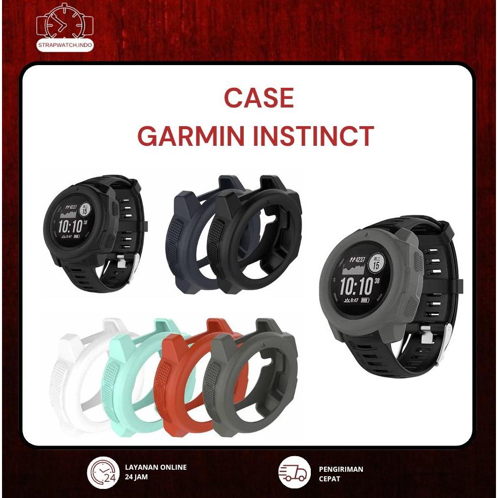BUMPER CASE PROTECTOR TPU - FOR GARMIN INSTINCT GEN 1 - SOFT COLOR FUL - CASING JAM TANGAN