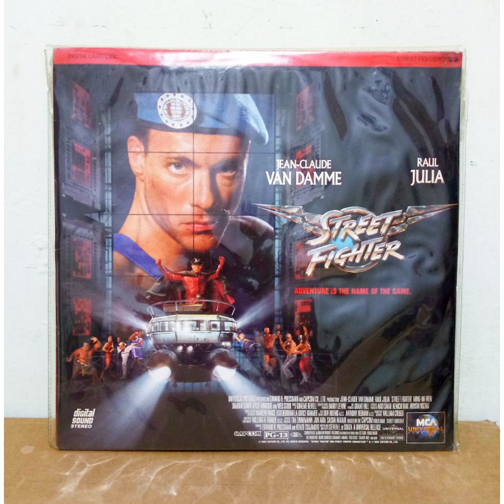 Street Fighter Vintage Laserdisc 1994 movie