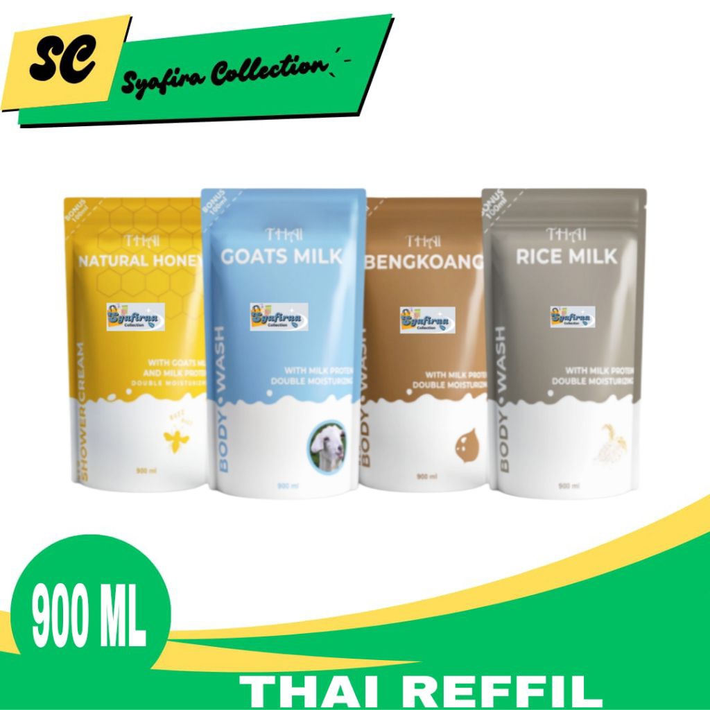 Sabun Thai Reffil 900ml - Sabun Mandi Cair