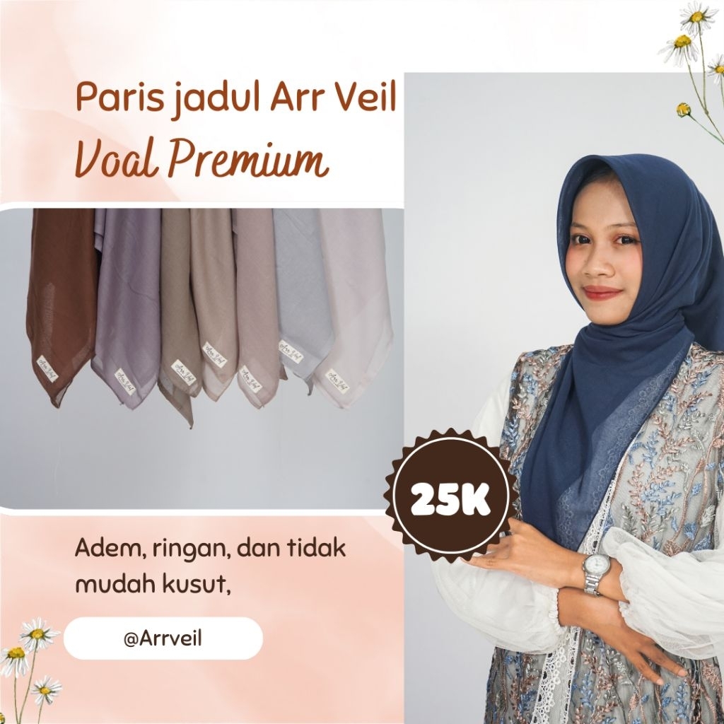 Hijab Paris jadul Arr Veil Muslim wear