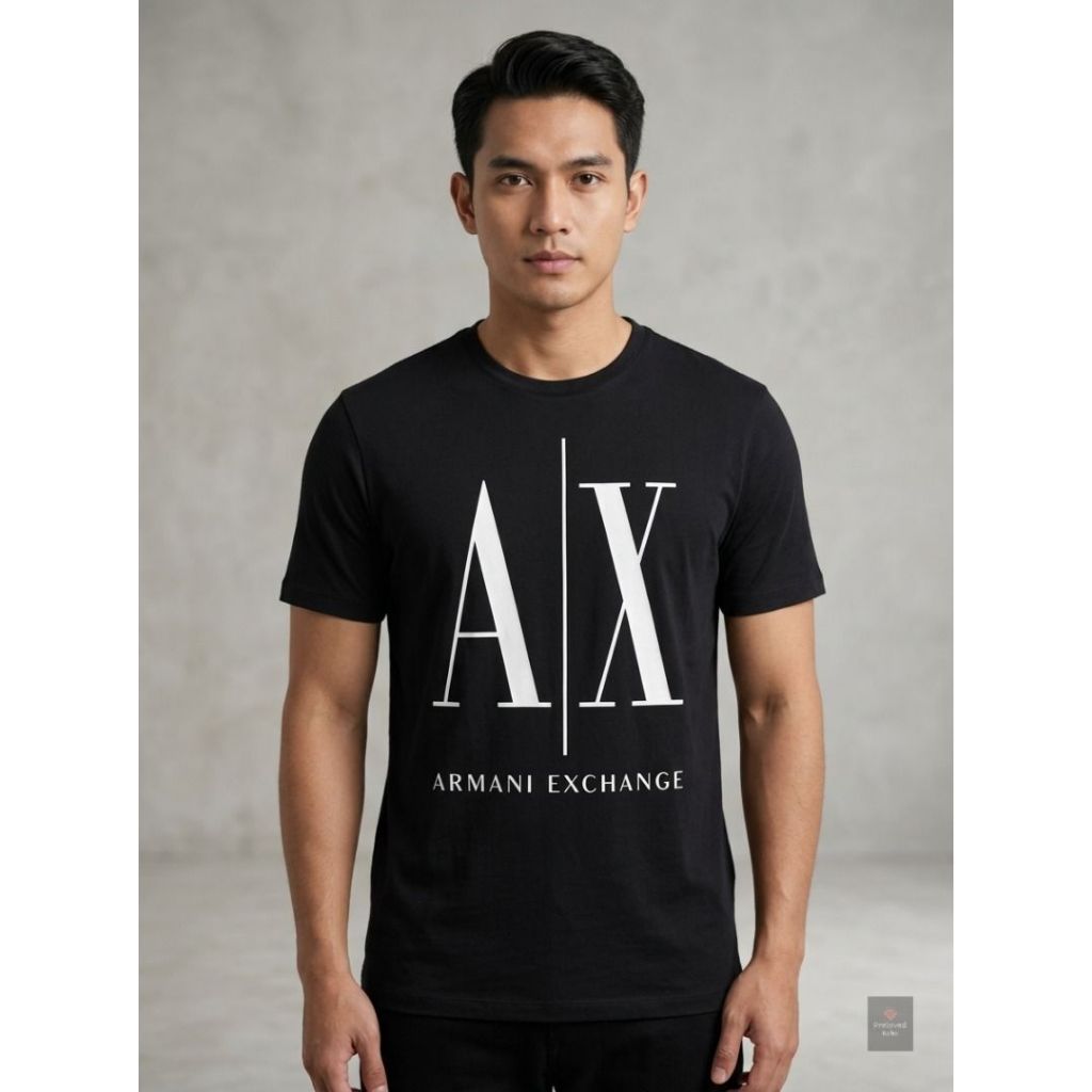Kaos Armani Exchange Hitam Size M Fulltage