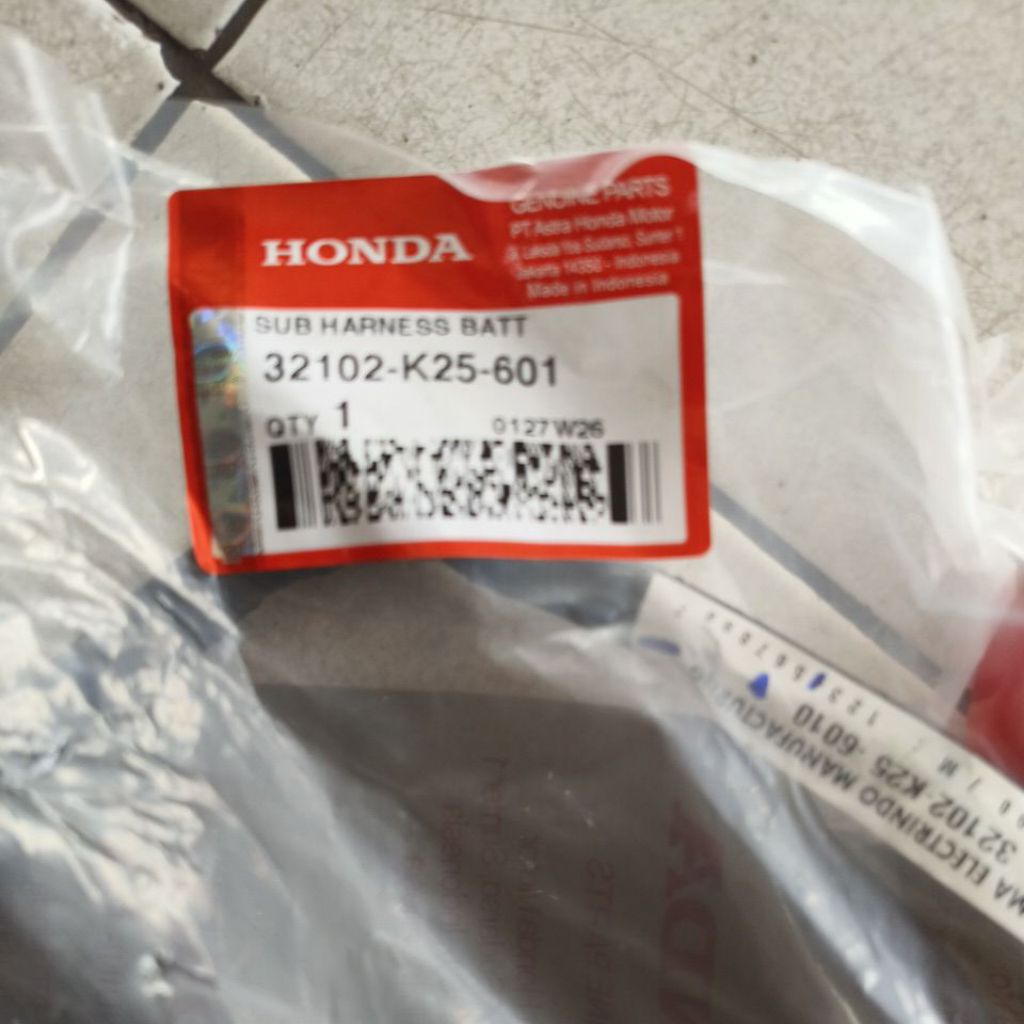 sub harness 32102-K25-601 (kabel rumah sikring)