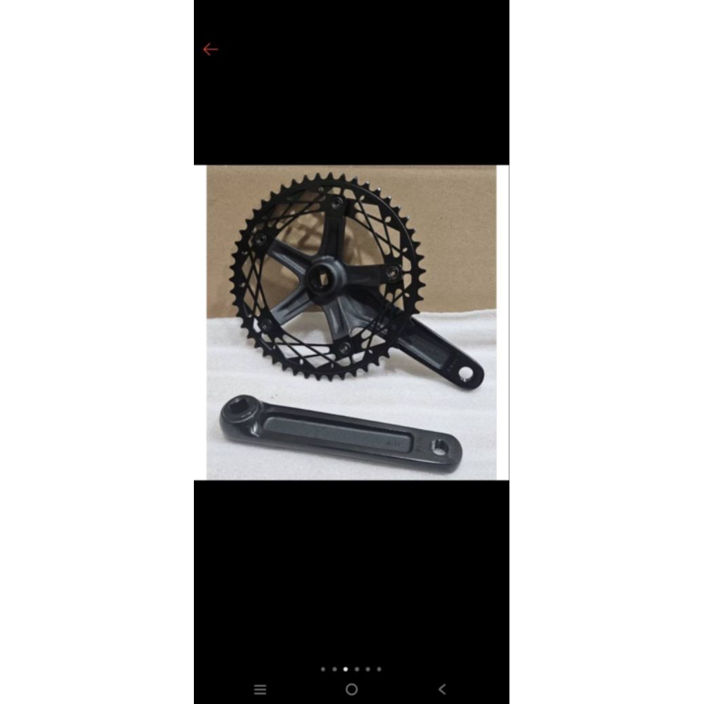 crankset skeace 49t hitam alumunium alloy
