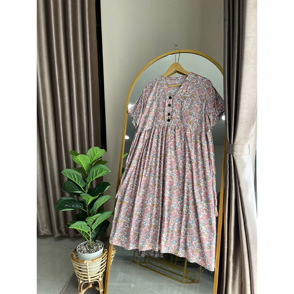 NESTUFF DRESS ARIN DASTER RAYON DASTER JUMBO GROSIR DASTER BUSUI DASTER RAYON JEMBER