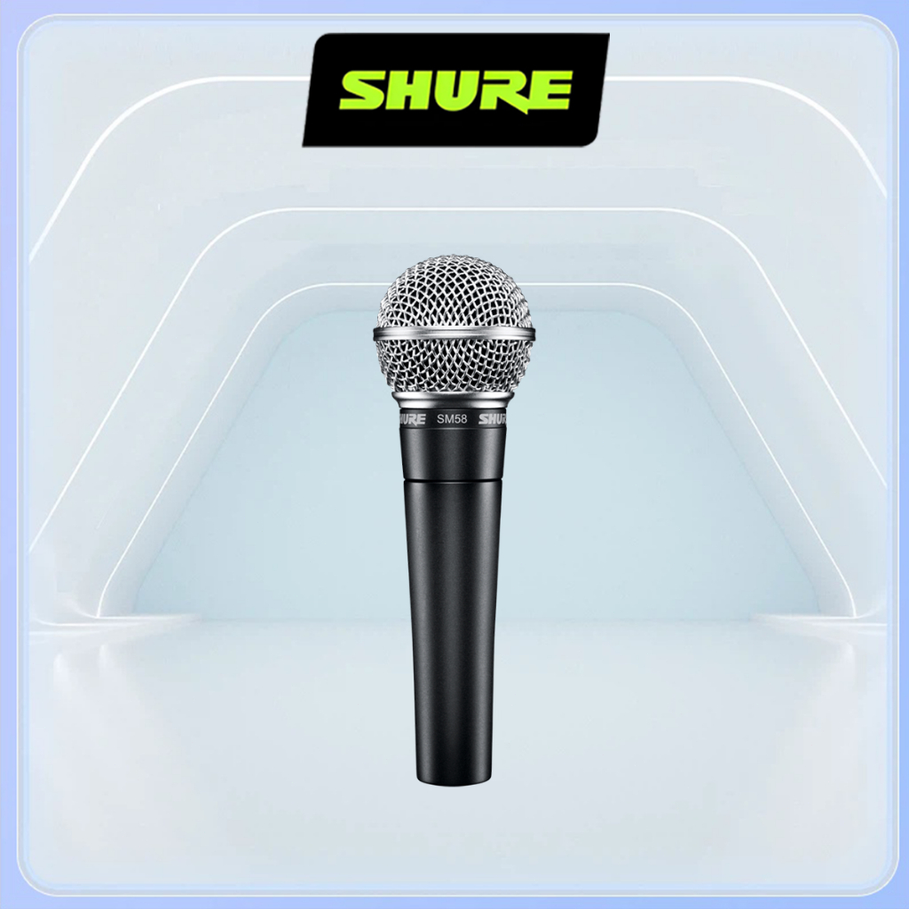 Shure SM58 LC Mikrofon Dinamis Vokal Legendaris - SM58LC (Hanya Mikrofon)