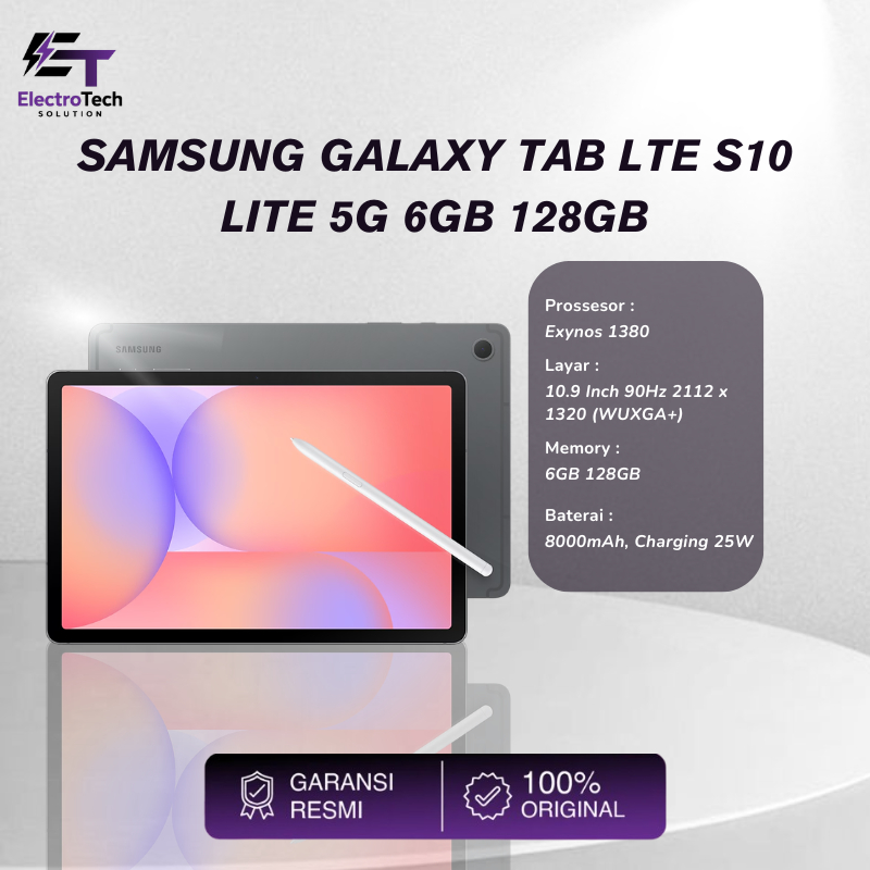 SAMSUNG GALAXY TAB LTE S10 LITE 5G 6GB 128GB