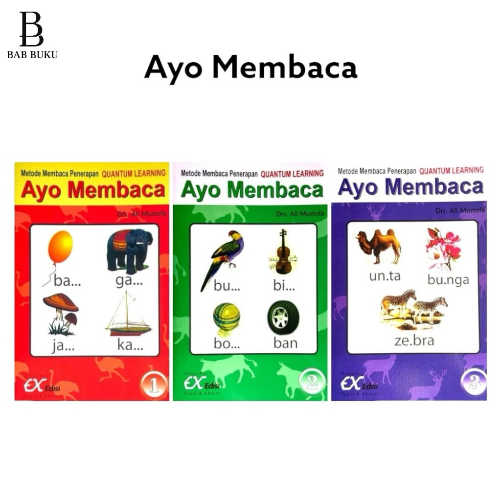 Seri Ayo Membaca - Ayo Membaca Jilid 1-3