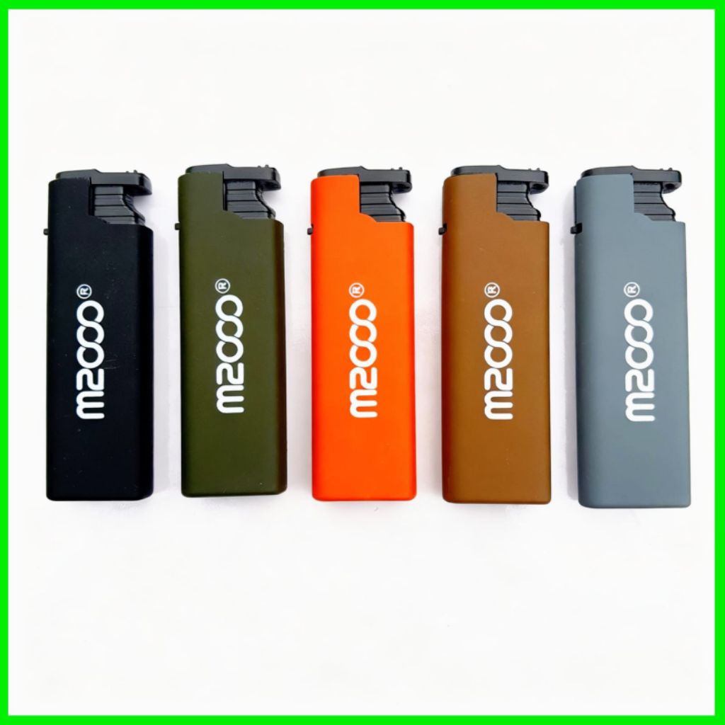 Korek Api Bara M2000 MN-942 MTL - Tahan Angin, Refillable, Warna Acak