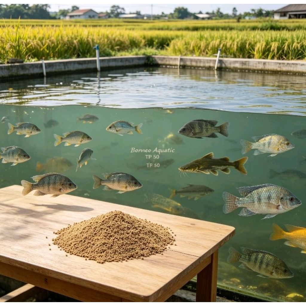 PELET IKAN GURAME, LELE, NILA, PATEN // SINTA TP 50 // PAKAN
