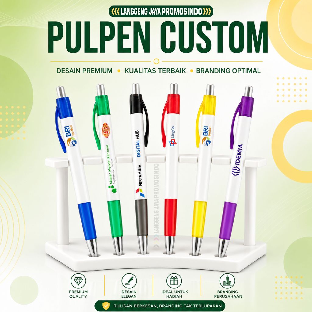 pulpen custom logo, pena promosi, pulpen carinex, pen kotak, pulpen seminar,