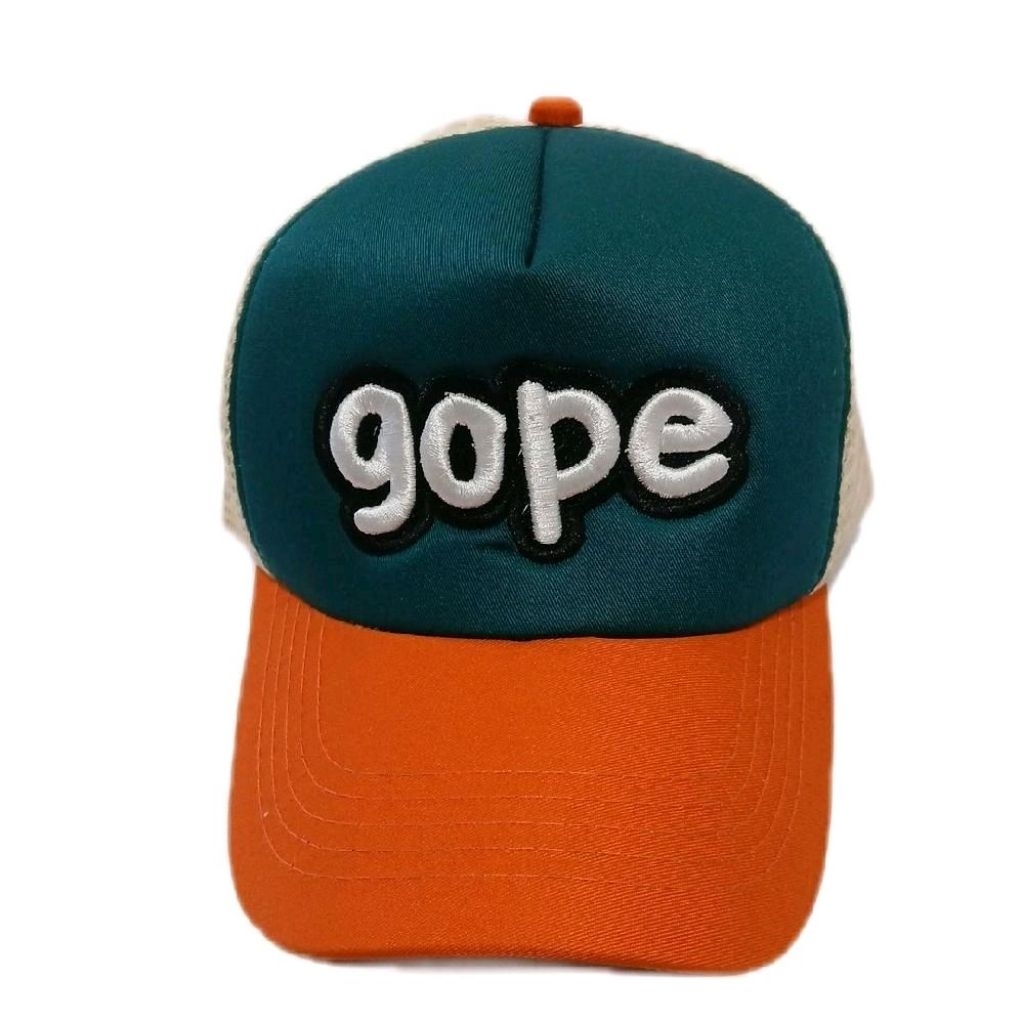 topi hat gope jala osaka full bordir original premium