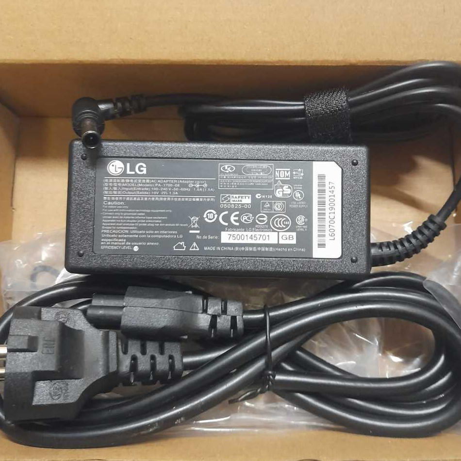 Adaptor Monitor LG 19v 1.6/1.7a Jarum