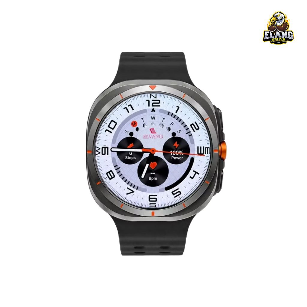 JAM TANGAN SMARTWATCH ELVANO SW 02 BLACK