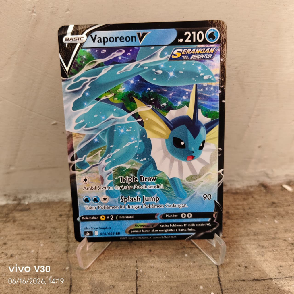 Vaporeon V #15 - Para Eevee Pahlawan