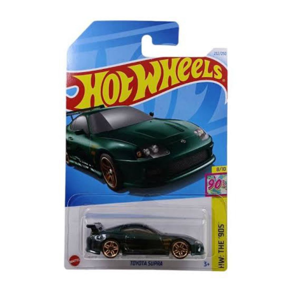 Hot Wheels Toyota Supra Reguler Hijau Hotwheela Toyota Supra 1/64 Diecast Toyota Supra