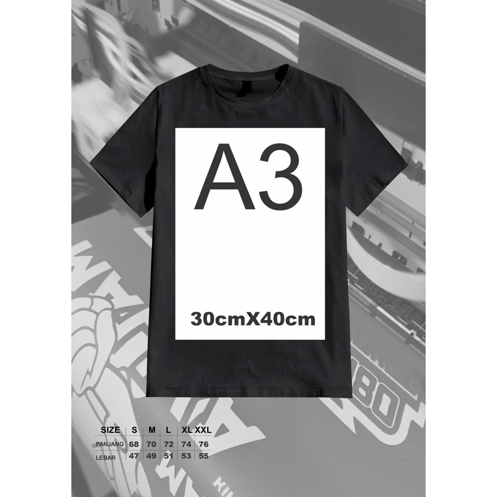 Sablon DTF Pet Film Siap Press A3