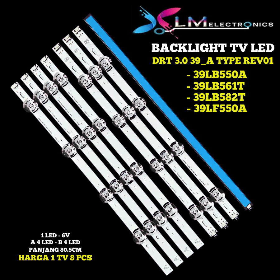 backlight tv LG 39LB561T backlight tv lg 39inch lampu backlight tv LG 39LB561T DRT 3.0 39_A TYPE REV