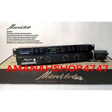 EFFECT VOCAL MICROVERB 4 TAIWAN EFEK VOCAL MICROVERB4 MADE IN TAIWAN