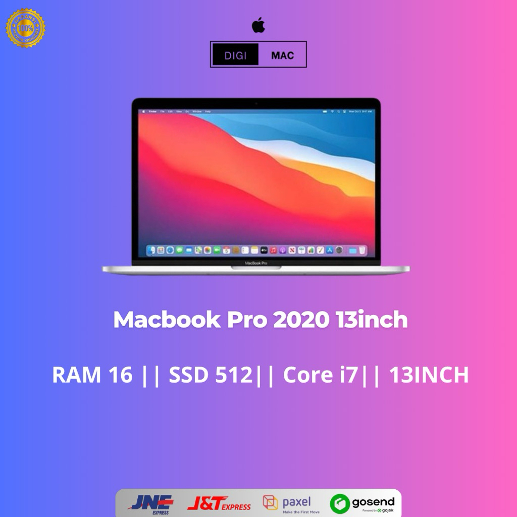 Macbook Pro 2020 || Ram 16gb || Ssd 512g  || Core i7 || 13inch