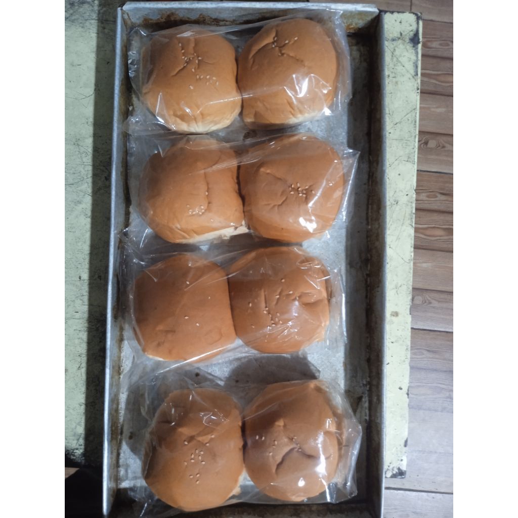 ROTI TAWAR BESAR RENDI BURGER ISI || 2