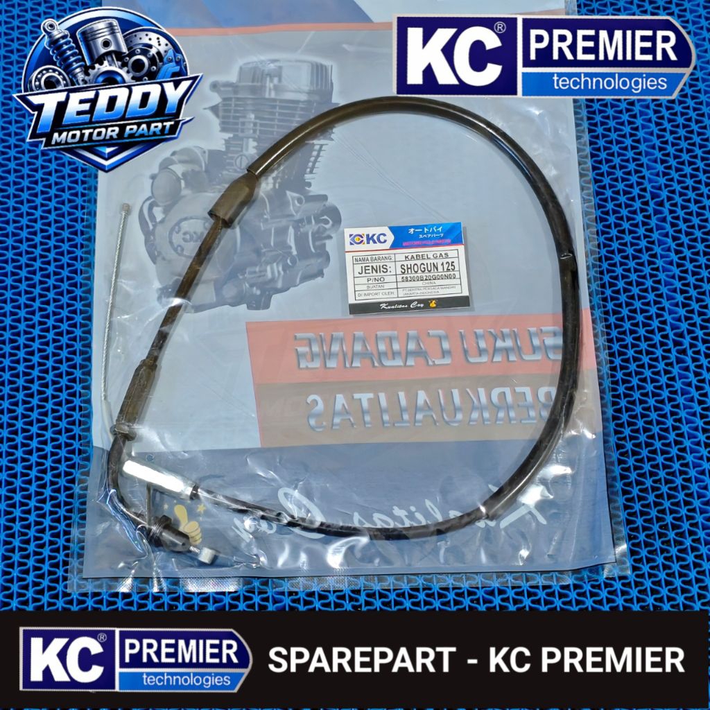 KABEL TALI GAS MERK KC SHOGUN 125 SHOGUN SP