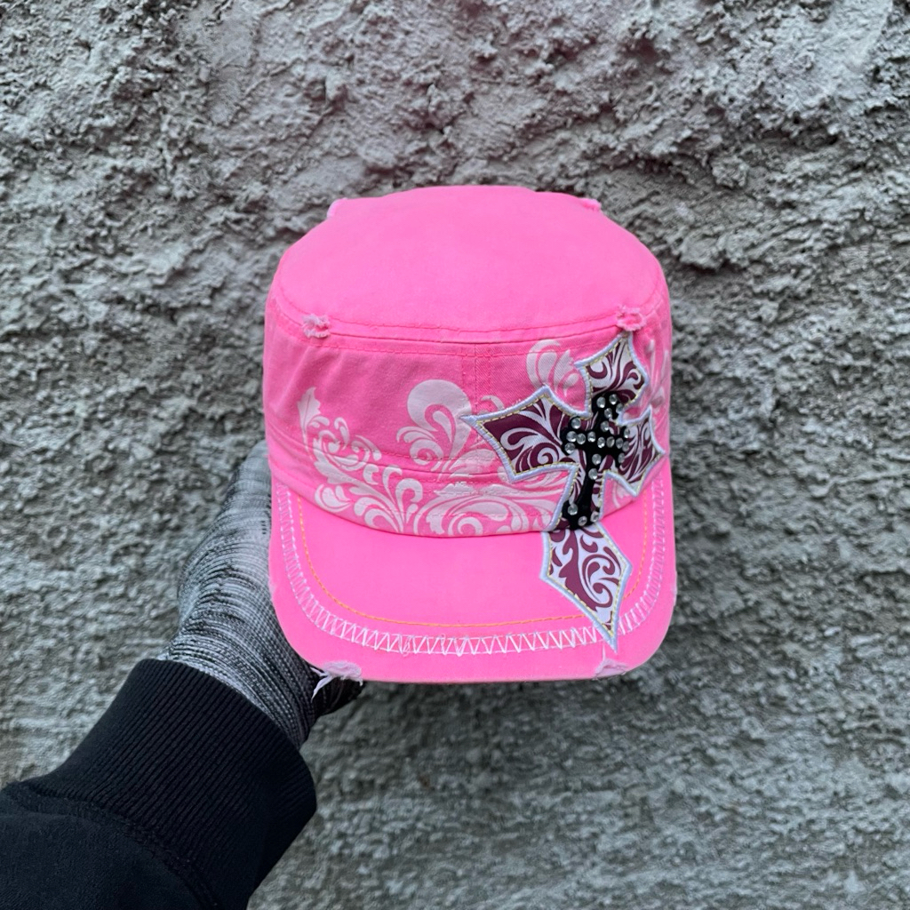 Topi Caps Komando Ripped Y2K Pit bull Unisex Pria Wanita