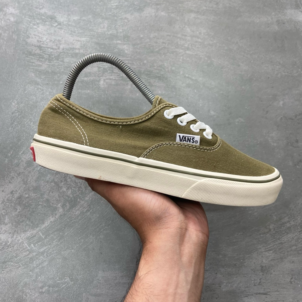 [Size 38] Vans Authentic Classic Brown White Second Original Kondisi Mulus No Minus. Harga Baru nya 