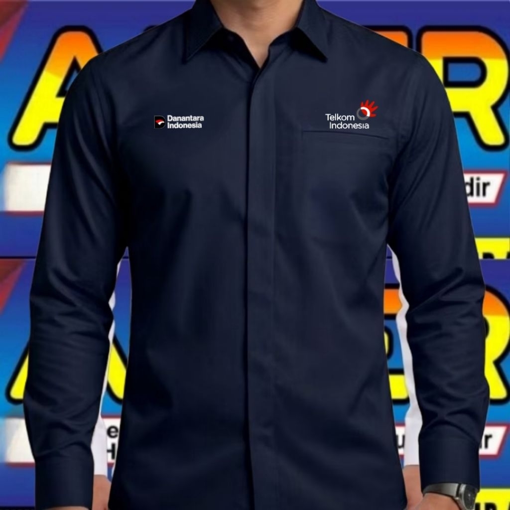 Kemeja danantara Telkom Indones baju Telkom Indonesia seragam Telkom Indonesia kemeja Telkom Baju Te