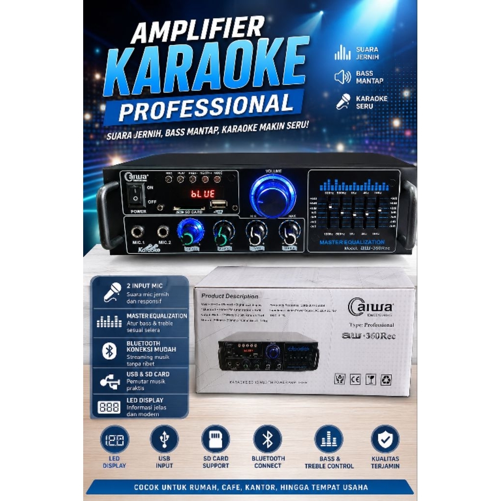 Amplifier C Aiwa AW-360Rec