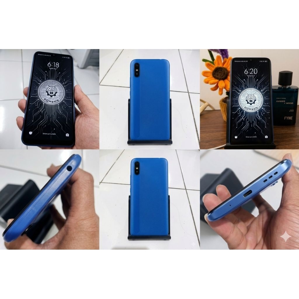 Redmi 9a Second Resmi Grade A Quality Berkualitas, HP Absen, UBL, Root Magisk, Smalipatcher