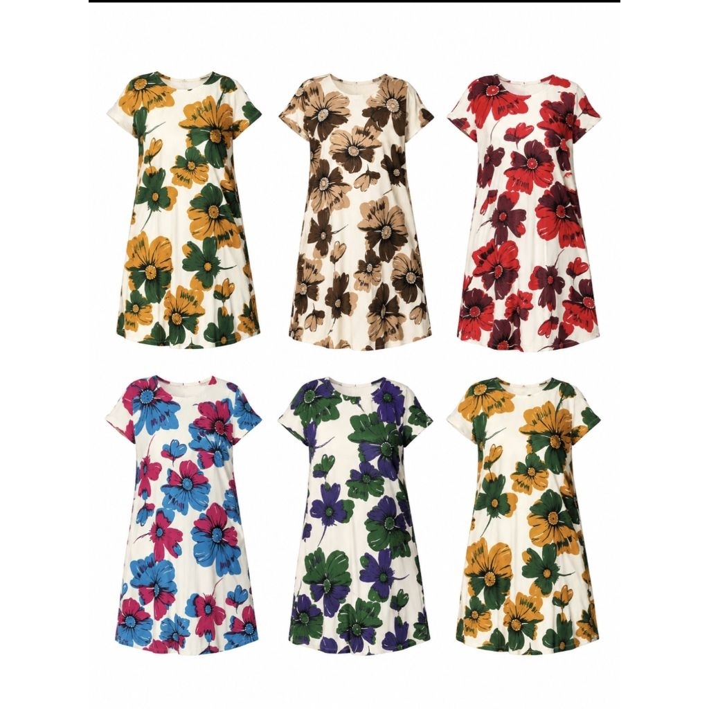 Daster Midi Mini Rayon