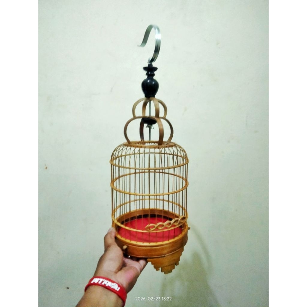 sangkar cungkok bambu DM18