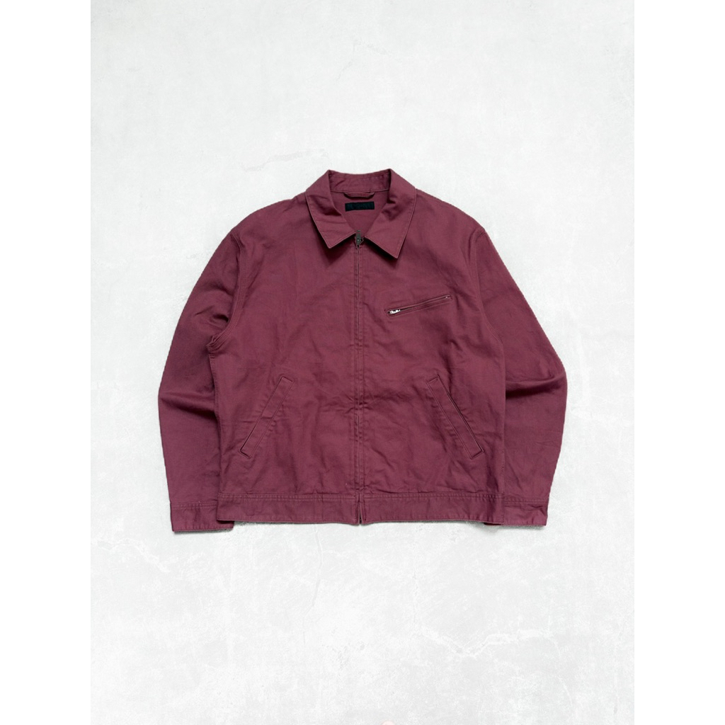 Uniqlo Zip Up Blouson Jacket Pink.