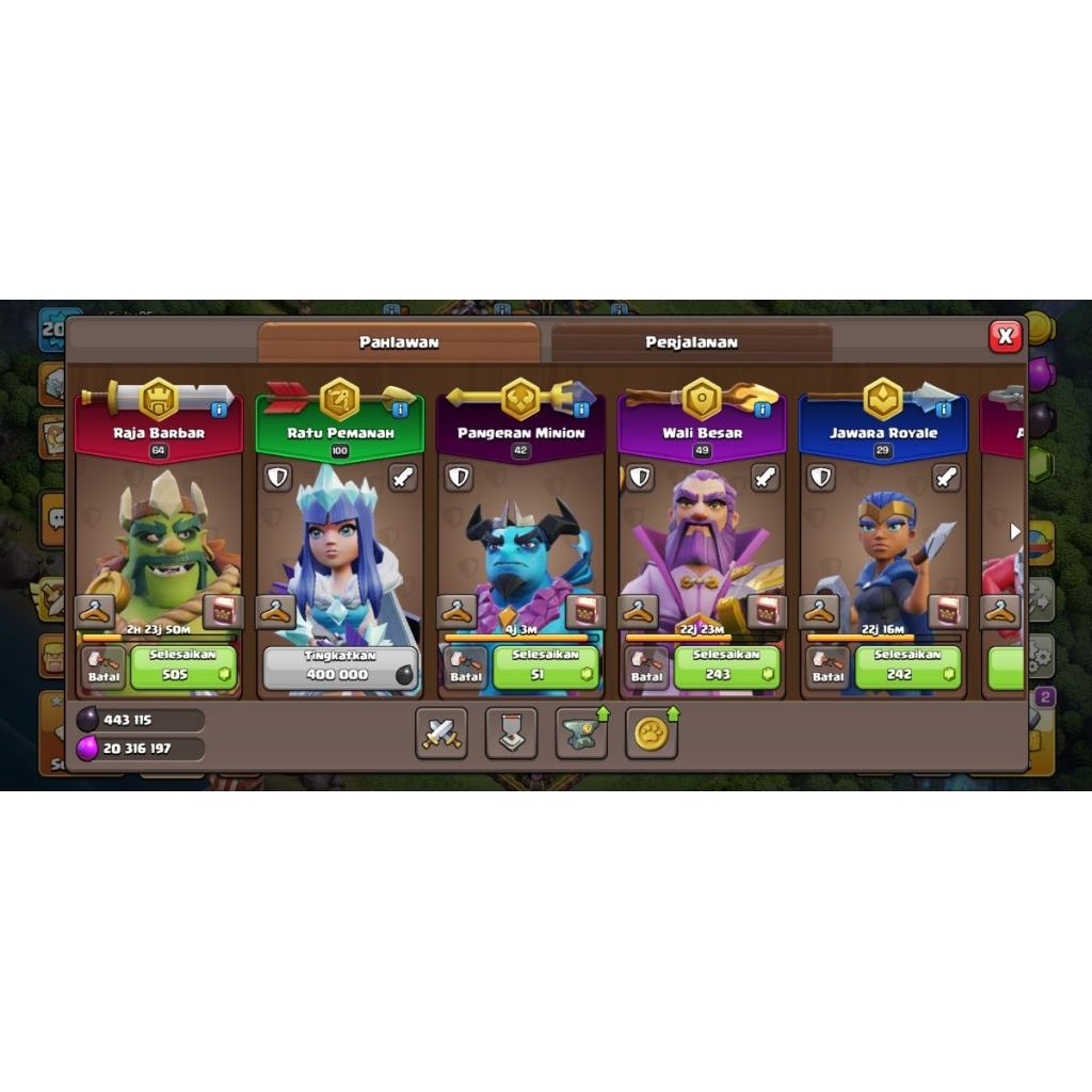 Akun CoC TH 17 Semi Max Termurah