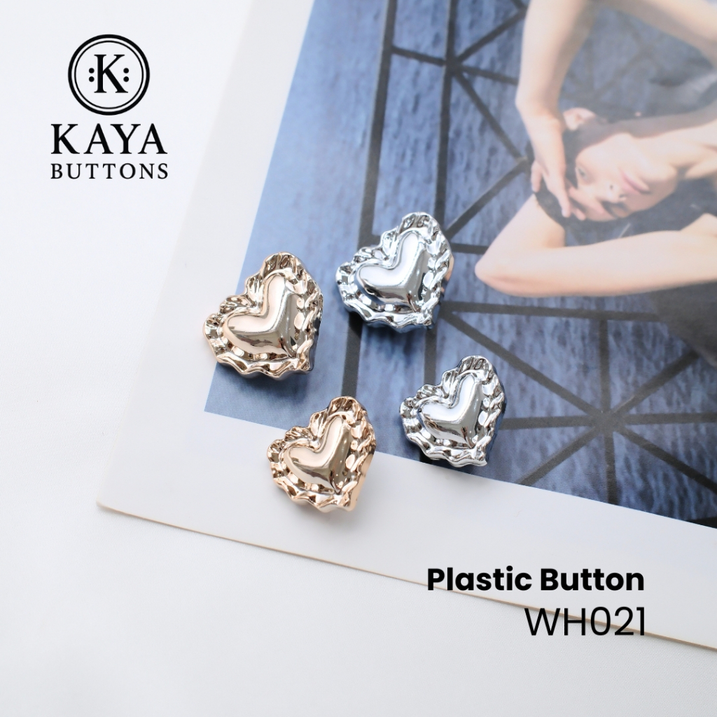 WH021 KayaButton Kancing Plastik | Accesories Pakaian Outer Dress Premium