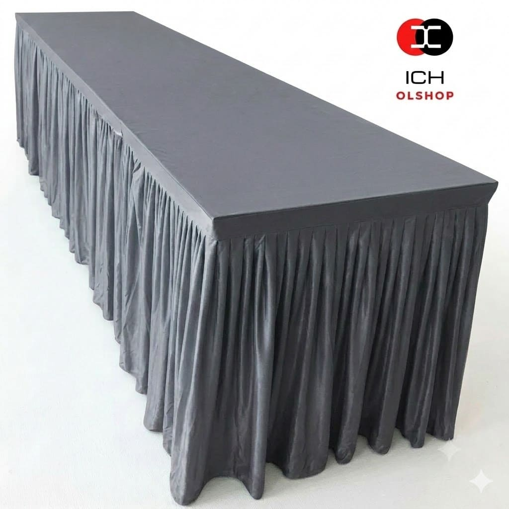 Cover Meja Prasmanan Ukuran 120 x 60 x 75 cm (P x L x T)