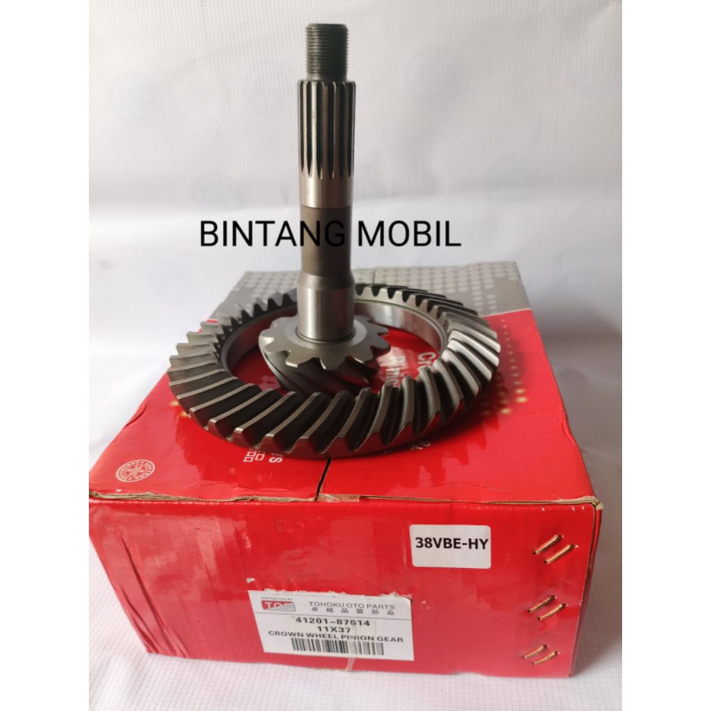GEAR SET GIR SET UNTUK DAIHATSU TAFT GT F70 11X37 CROWN WHEEL 41201-87614
