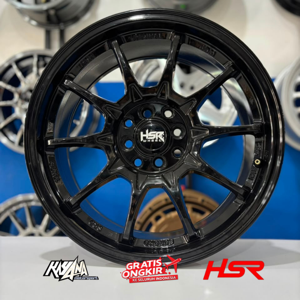 Velg CE28 Ring 17 Lubang 4x100/4x114,3 HSR BOROKO SRD R17 Velg Mobil Fronx, Avanza, Jazz Dll