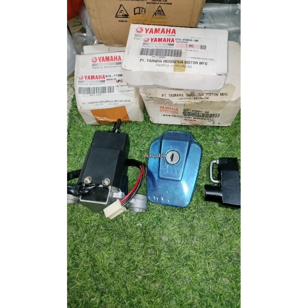 kunci tangki yamaha rx special rxs rxk original nos set dengan kuni kontak rxs kunci helm rxs