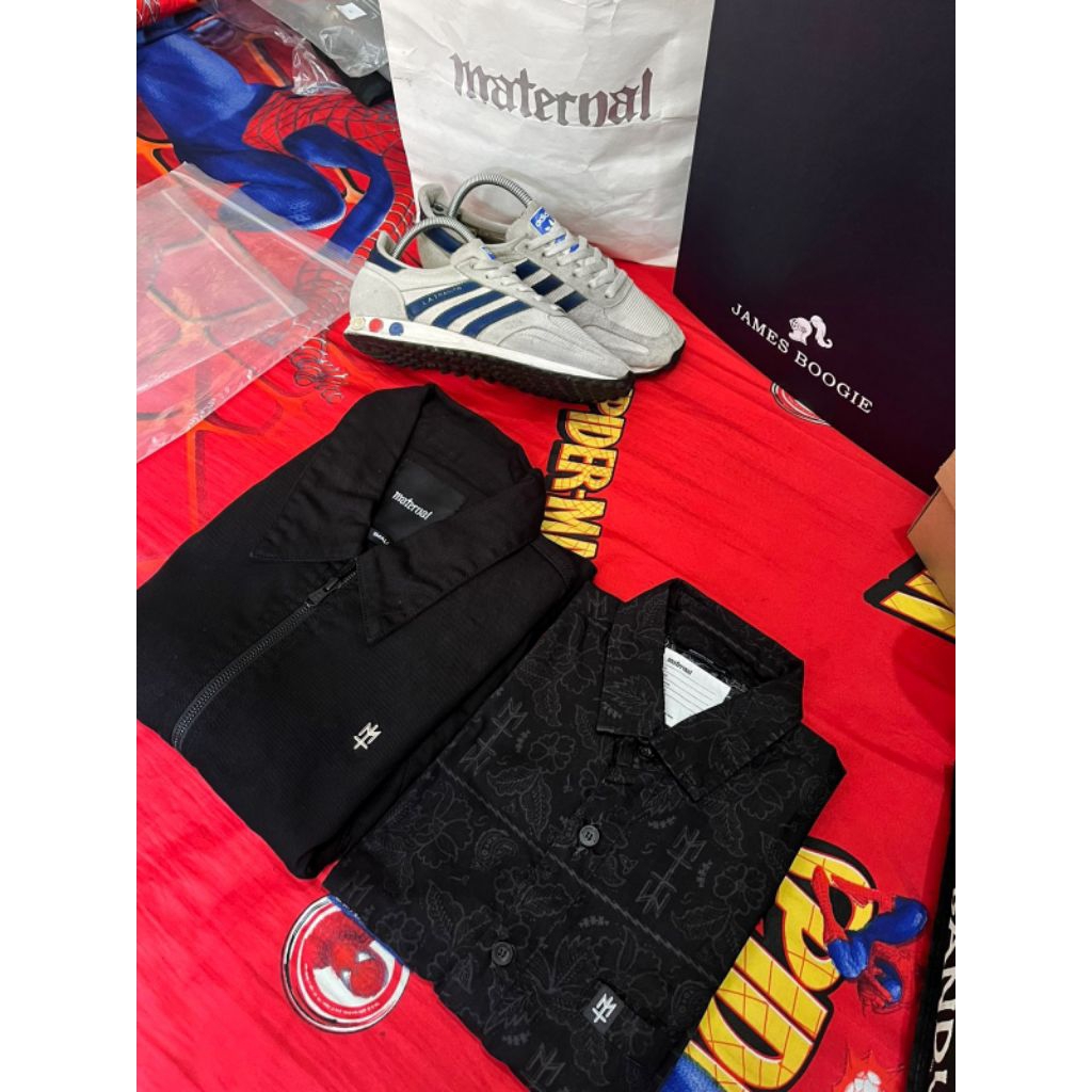 PAKET WORK JACKET MATERNAL DISASTER & KEMEJA BATIK MATERNAL DISASTER